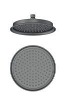 Верхний душ WONZON & WOGHAND, Темный графит (WW-88DP05-BGM)