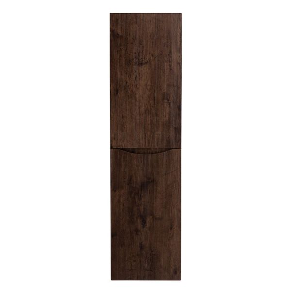 FLY-MARINO Шкаф подв. с двумя расп-ными дверцами с доводчиками, с двумя полками, правосторн Rovere Rustico, 400x300x1500, FLY-MARINO-1500-2A-SC-RR-P-R