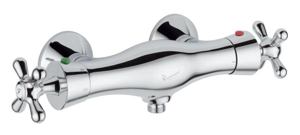 Emmevi Deco Classic, двухвентильный термостатический смеситель для душа, без набора для душа, цвет бронза