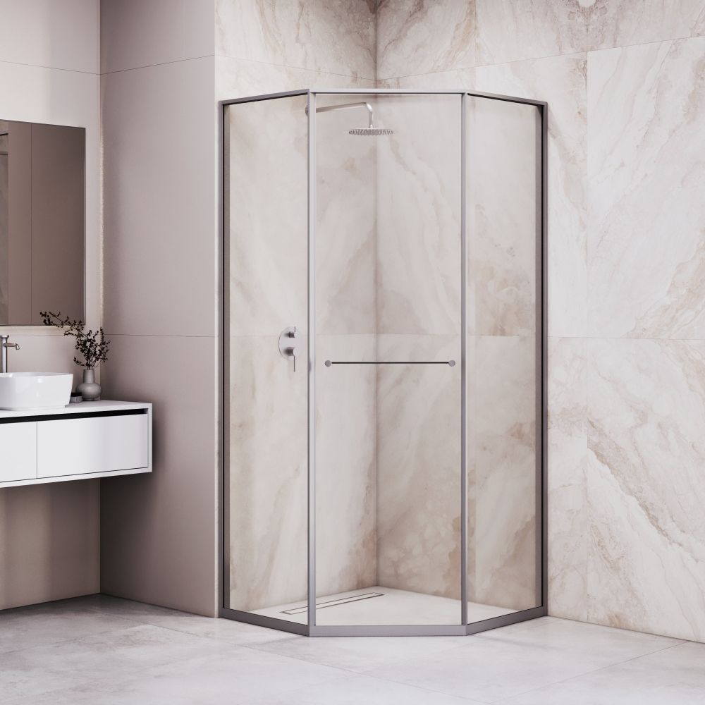 Душевой уголок RGW SV-82Gr "R" (Прозрачное, 800x1200)