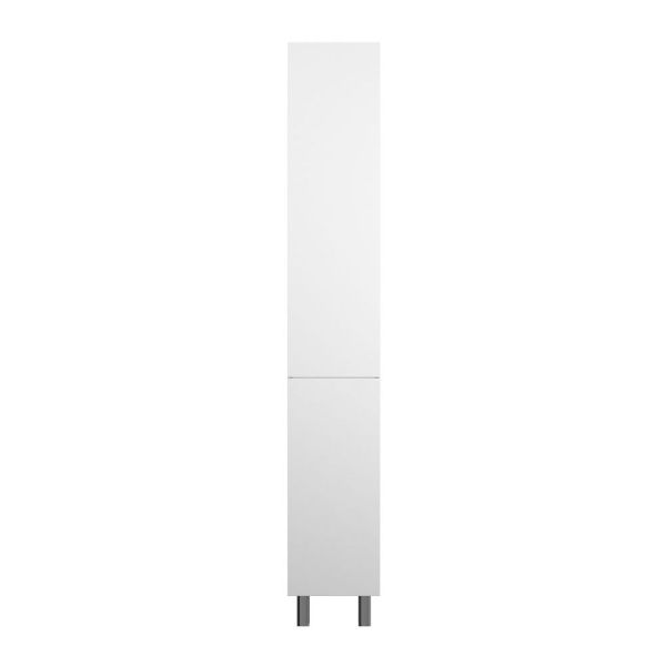 M90CSL0306WG GEM, шкаф-колонна, напольный, левый, 30 см, двери, push-to-open, цвет: белый, глянец