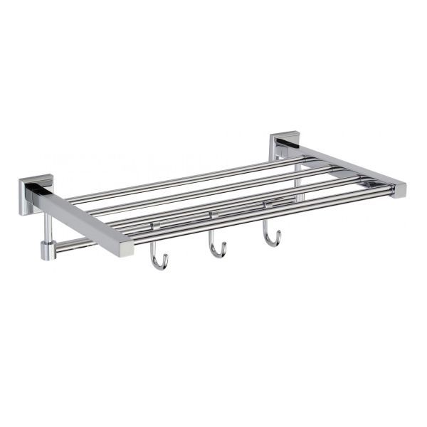 Полка для полотенец Savol S-409544, хром