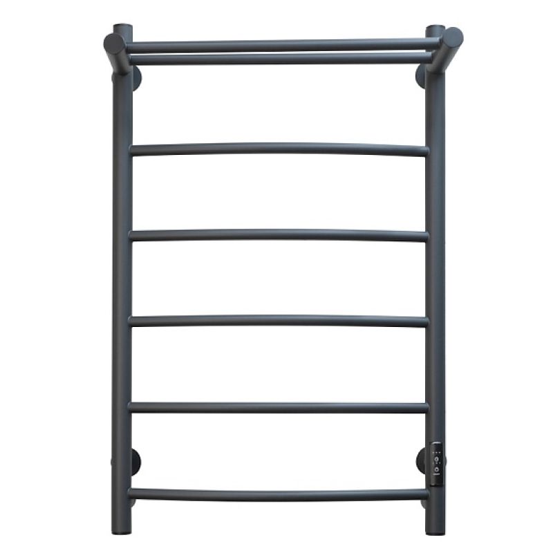 Полотенцесушитель электрический с полочкой (лесенка) Тругор Пэк сп 5 П 80х50 см, графит, артикул Пэк сп 5П/8050графитВГП