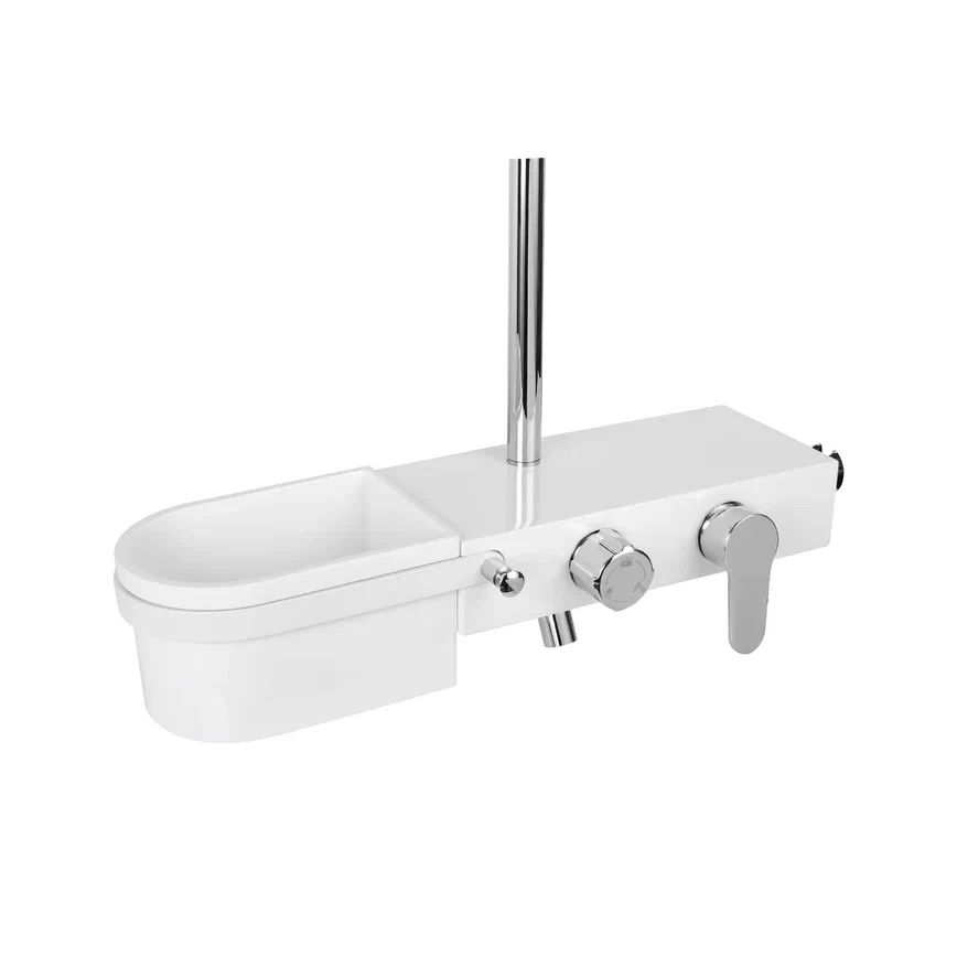 Душевая система Fixsen SLOT FX-9300, белая+хром, артикул FX-9300