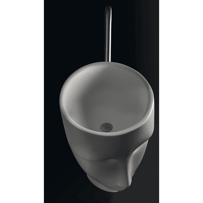 Kerasan Artwork Раковина свободностоящая "MOLOCO", с отверстием для слива в стену, цвет белый матовый