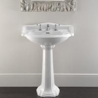 Devon Oxford Пьедестал для раковины, цвет: белый