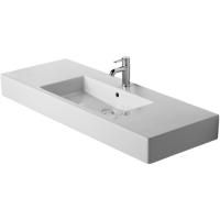 Duravit Vero Раковина для мебели с перел., с 1 отв. под смес., 1250x490мм, Цвет: Белый