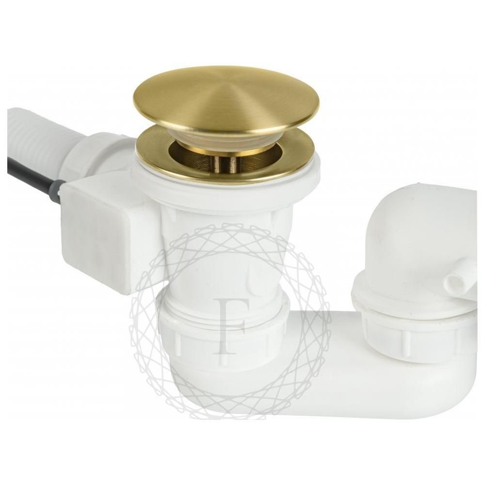 Слив-перелив (полуавтомат, 80 см.) FILARETE FL80MG, матовое золото