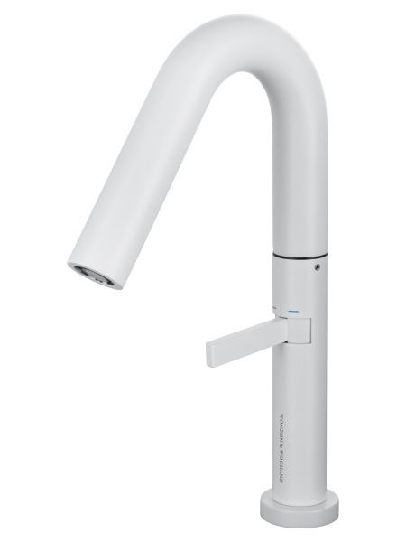 Смеситель для раковины высокий WONZON & WOGHAND, Белый матовый (WW-6068-MW)