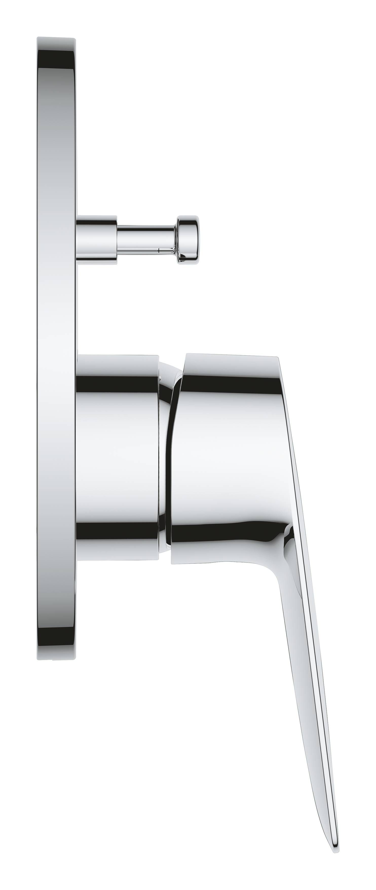 Смеситель для ванны GROHE BauEdge однорычажный, комплект верхней монтажной части для Rapido SmartBox, хром (24162001) Смеситель для ванны GROHE BauEdge однорычажный, комплект верхней монтажной части для Rapido SmartBox, хром (24162001)