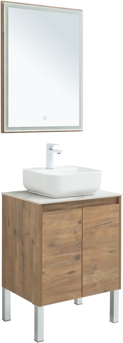 Мебель для ванной Aquanet Nova Lite 60 дуб рустикальный (2 дверцы) Мебель для ванной Aquanet Nova Lite 60 дуб рустикальный (2 дверцы)