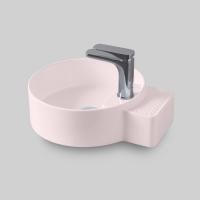 Artceram CARTESIO Раковина накладная 44х36 см, без отверстия под смеситель, цвет: розовый