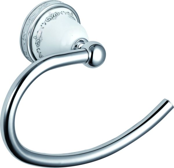 Sanibano Kleo, полотенцедержатель - полукольцо, цвет золото