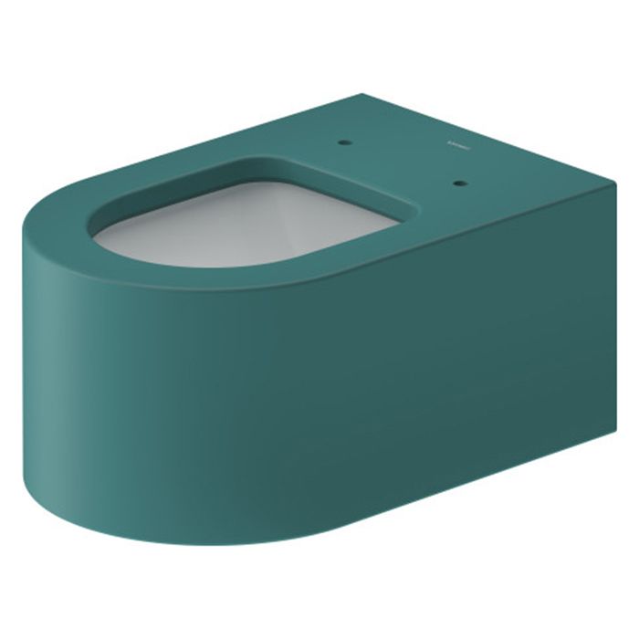 Duravit  Millio Унитаз подвесной  декор &quot;Smooth&quot;  370х570 мм, крепление в компл.,цвет аквамарин матовый