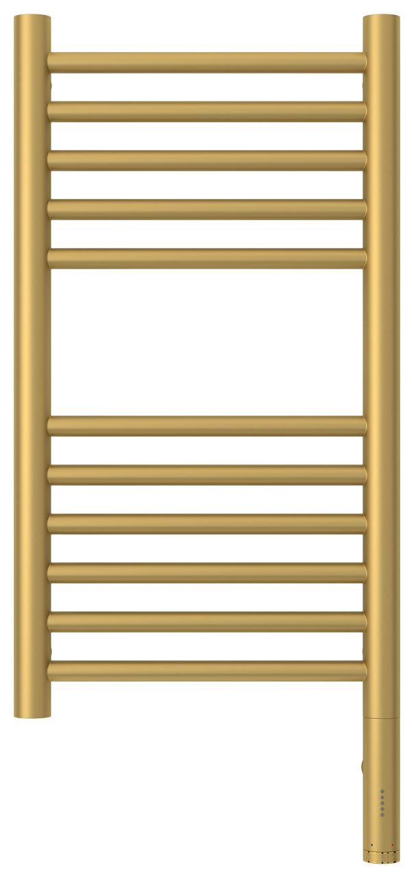 Полотенцесушитель электрический "БОГЕМА 3.0" прямая 600х300 / МЭМ правый (Матовое золото)