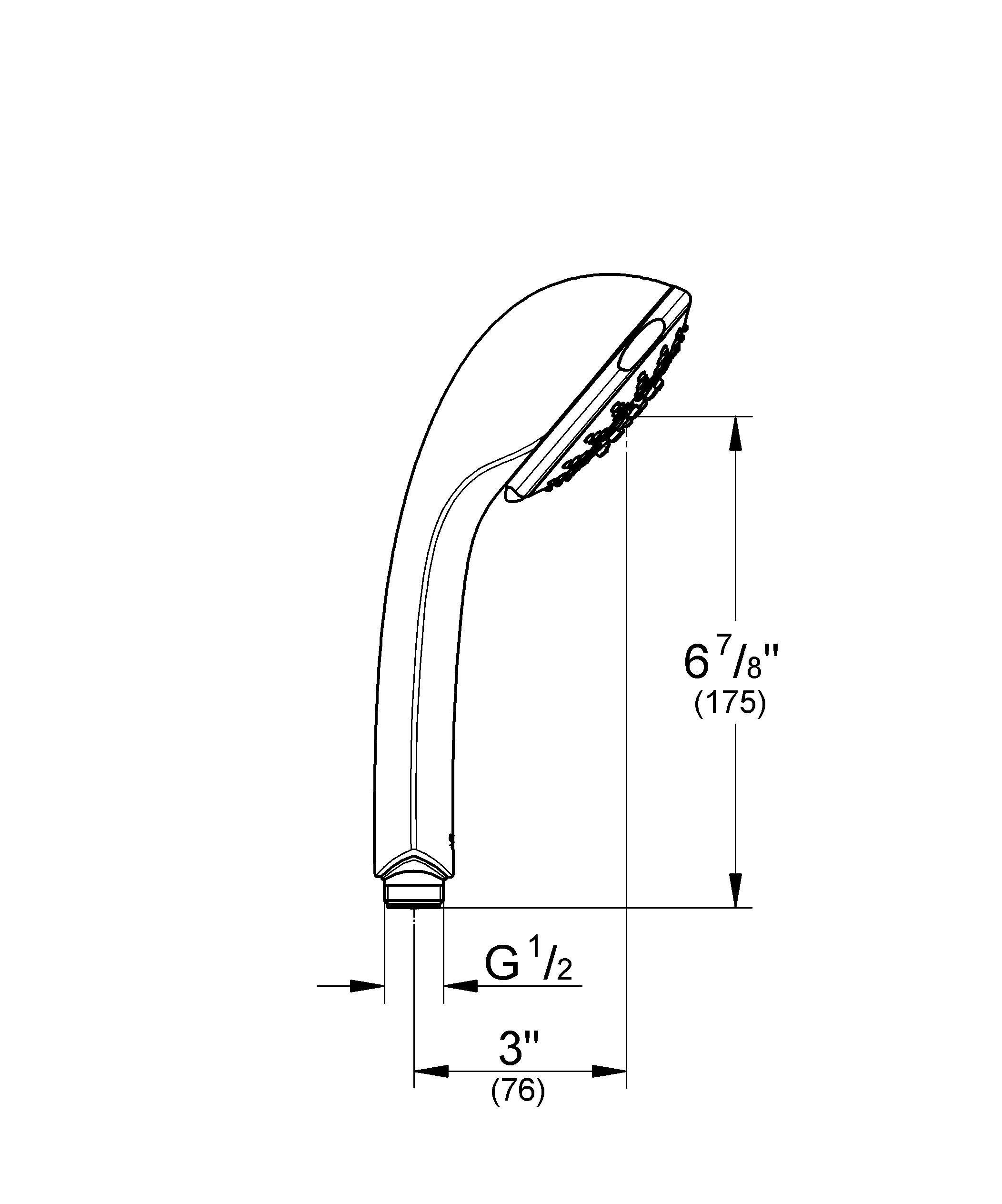 Ручной душ GROHE Relexa (5 режимов), хром (28897000) Ручной душ GROHE Relexa (5 режимов), хром (28897000)