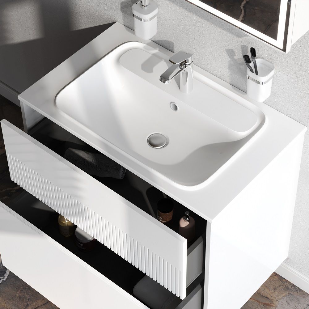 M8FFUX0802WM Func, База 2 ящика (push-to-open), 80 см, цвет белый матовый M8FFUX0802WM Func, База 2 ящика (push-to-open), 80 см, цвет белый матовый