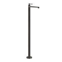 GESSI VENTI20 Смеситель напольный для раковины, излив 208 мм, внешняя часть, цвет Black Metal Brushed PVD