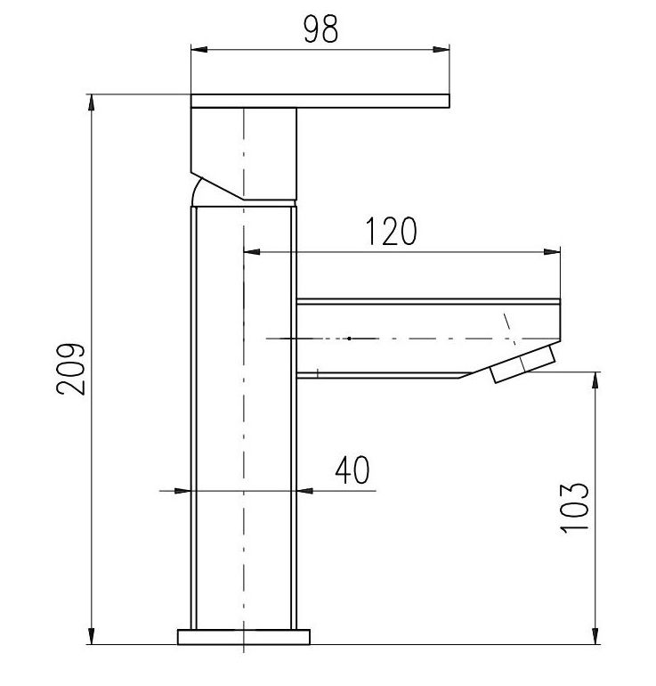 Смеситель для раковины Rav Slezak Loira LR528.5Z, артикул LR528.5Z
