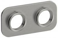 Отражатель, Сунержа, EU50, ширина, мм-100, глубина, мм-10, высота, мм-50, диаметр внутренний-3/4" (26.5 мм), подключение-EU50, материал-нержавеющая сталь, цвет-сатин