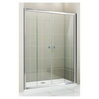 Душевая дверь в нишу Cezares Pratico BF-2 160 профиль Хром стекло прозрачное