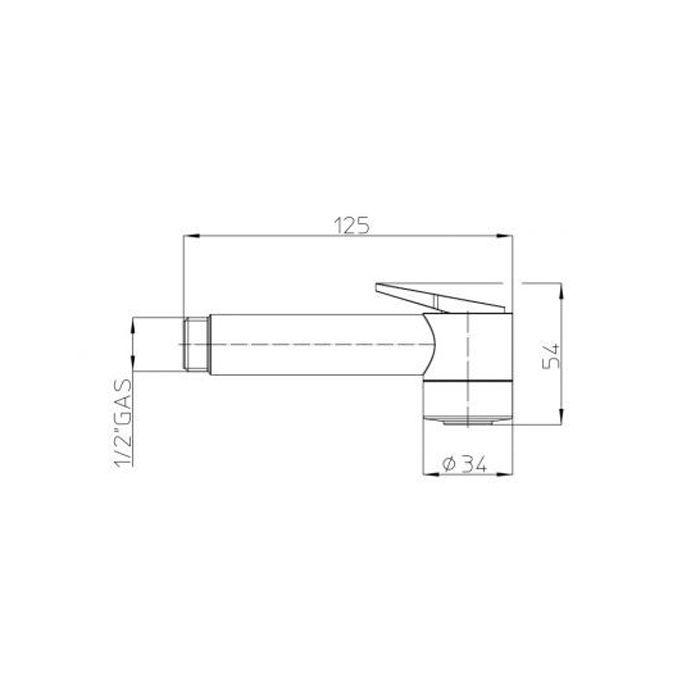 Bossini  PALOMA Ø 34 mm Душевые лейки из ABS с клапаном подачи и газированный брызг - хром Bossini  PALOMA Ø 34 mm Душевые лейки из ABS с клапаном подачи и газированный брызг - хром