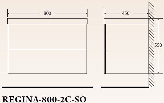 Тумба под раковину BelBagno Regina 80 REGINA-800-2C-SO-RB-BLUM подвесная Rosso Basalto Тумба под раковину BelBagno Regina 80 REGINA-800-2C-SO-RB-BLUM подвесная Rosso Basalto