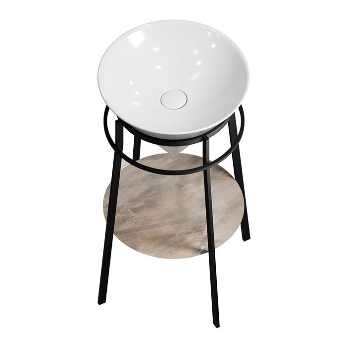 Металлическая структура CONO напольная 44, черная матовая