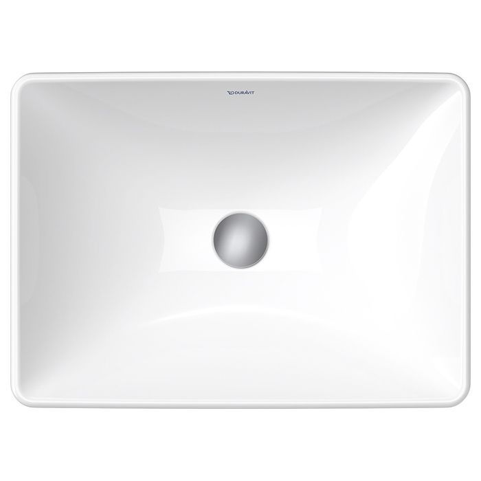 Раковина, Duravit, D-Neo, ширина, мм-600, глубина, мм-435, тип установки-встраиваемый, отверстия для смесителя-отсутствует, перелив-нет, цвет-белый, артикул 0358600079