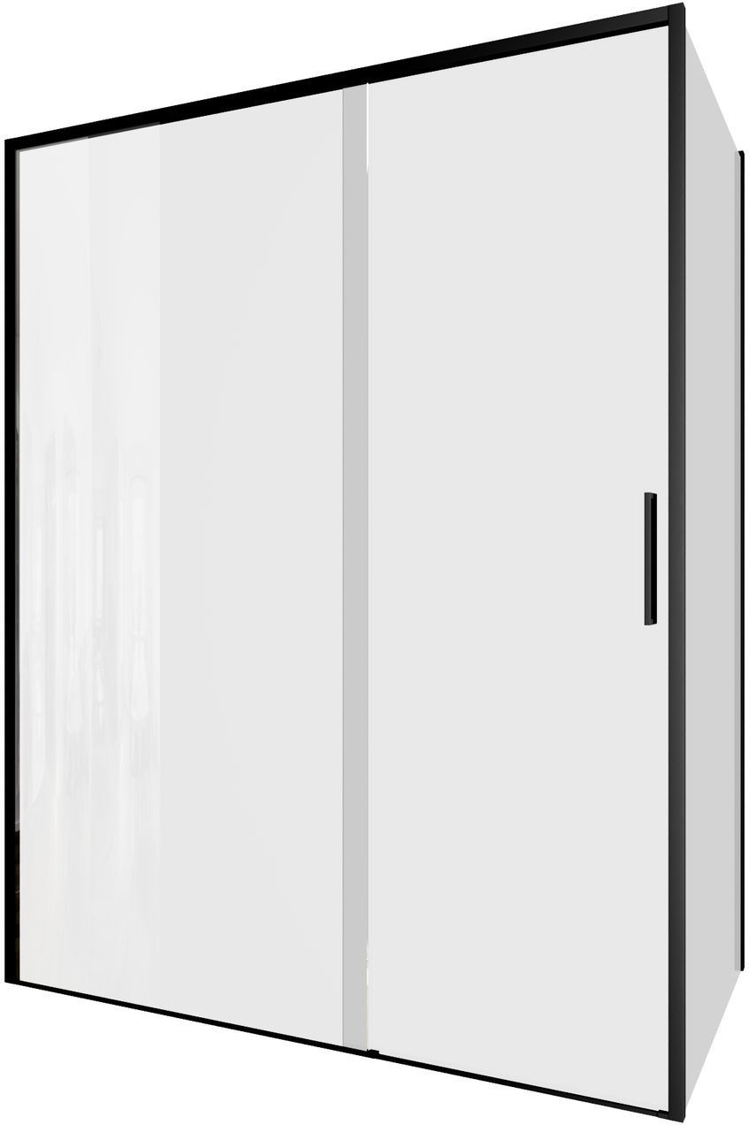 Душевой уголок Aquanet Pleasure Evo 150x90 AE65-150x90-BT профиль черный, прозрачное стекло Душевой уголок Aquanet Pleasure Evo 150x90 AE65-150x90-BT профиль черный, прозрачное стекло