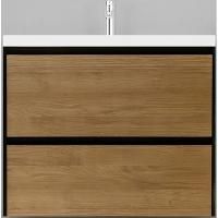 Тумба под раковину Velvex Klaufs 90.2Y tpKLA.90.2Y-617.217 подвесная Черная Шатанэ