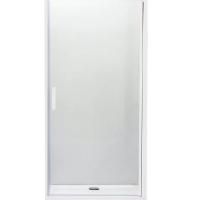 Душевая дверь в нишу Cezares Relax B-1 90 профиль Белый стекло рифленое L