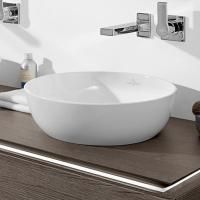 Villeroy&Boch Artis Раковина круглая 430*430*h125, без отверстий под смеситель, без перелива, CeramicPlus, цвет: альпийский белый Villeroy&Boch Artis Раковина круглая 430*430*h125, без отверстий под смеситель, без перелива, CeramicPlus, цвет: альпийский белый