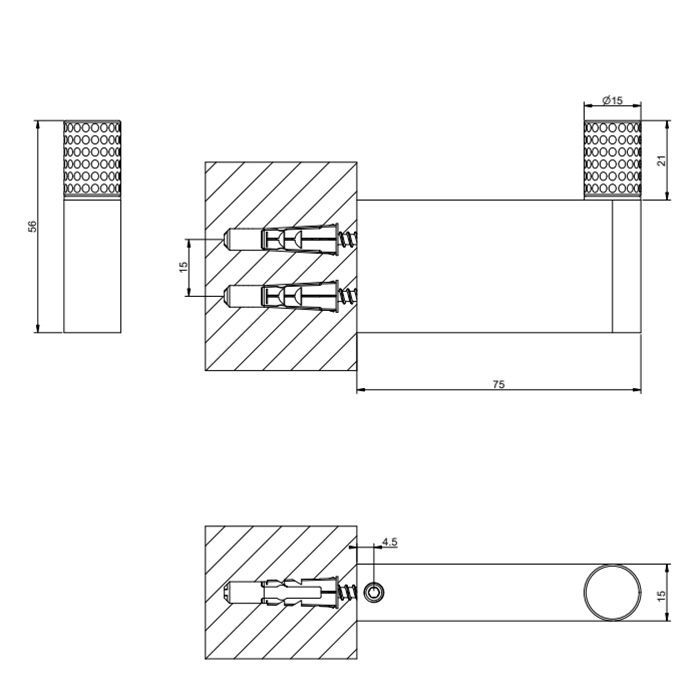 GESSI HABITO CESELLO Крючок, цвет хром GESSI HABITO CESELLO Крючок, цвет хром