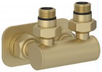 Модуль 2х1/2" угловой EU50 (Матовая Шампань) Модуль 2х1/2" угловой EU50 (Матовая Шампань)