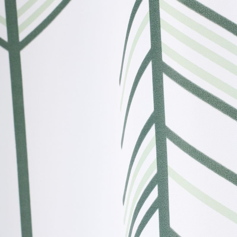 Штора для ванной комнаты FIXSEN DESIGN FX-1510, белый/зеленый, артикул FX-1510