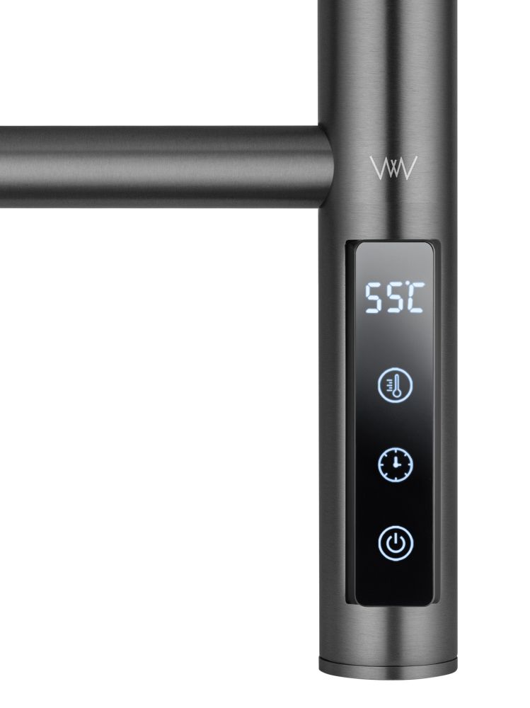 Полотенцесушитель электрический WONZON & WOGHAND BONN, Темный графит (WW-AL4092-GM)