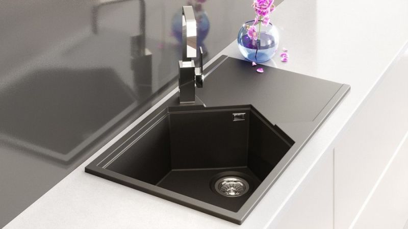 Кухонная мойка KitKraken Sea Grey 85 Серая Кухонная мойка KitKraken Sea Grey 85 Серая