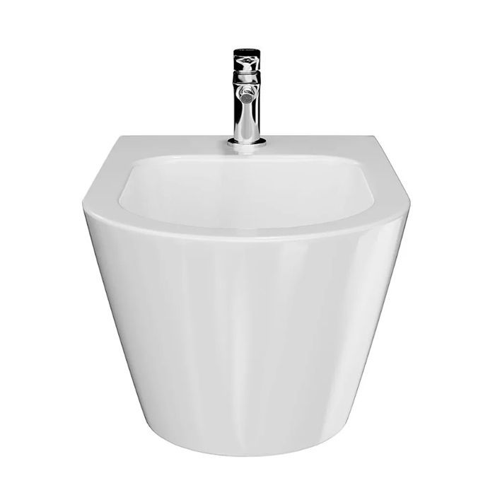 Биде PLAZA Modern подвесное, белое глянцевое