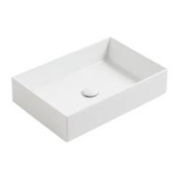 SIMAS AGILE Раковина на столешницу 60х40 см., без перелива, без отверстия под смеситель, цвет белый матовый SIMAS AGILE Раковина на столешницу 60х40 см., без перелива, без отверстия под смеситель, цвет белый матовый