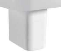 Полупьедестал для раковины Allen Brau Infinity 4.21009.20 белый глянец