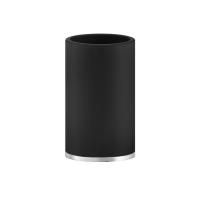 GESSI INCISO Стакан настольный, цвет: черный/хром GESSI INCISO Стакан настольный, цвет: черный/хром