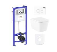 Комплект 6 в 1 Lavinia Boho Aveo Rimless 77040125, премиум с пластиковой клавишей