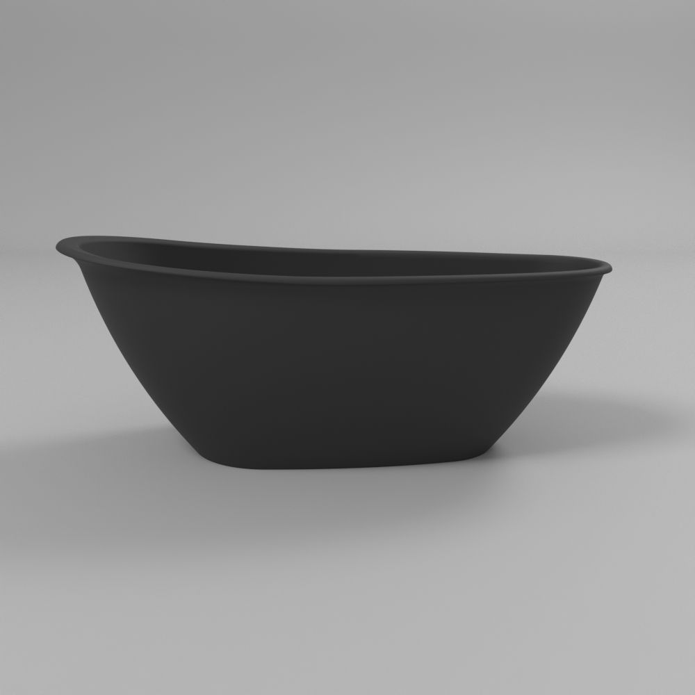 Ванна WHITECROSS Spinel B 155x73 (черный мат) иск. камень