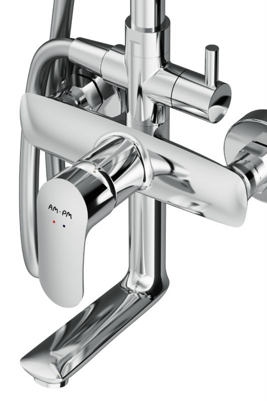 F0780964 Like,душ.система,набор:см-ль д/ванны/душа,верхний душ d250 мм, ручной душ 120 мм, 3 функции