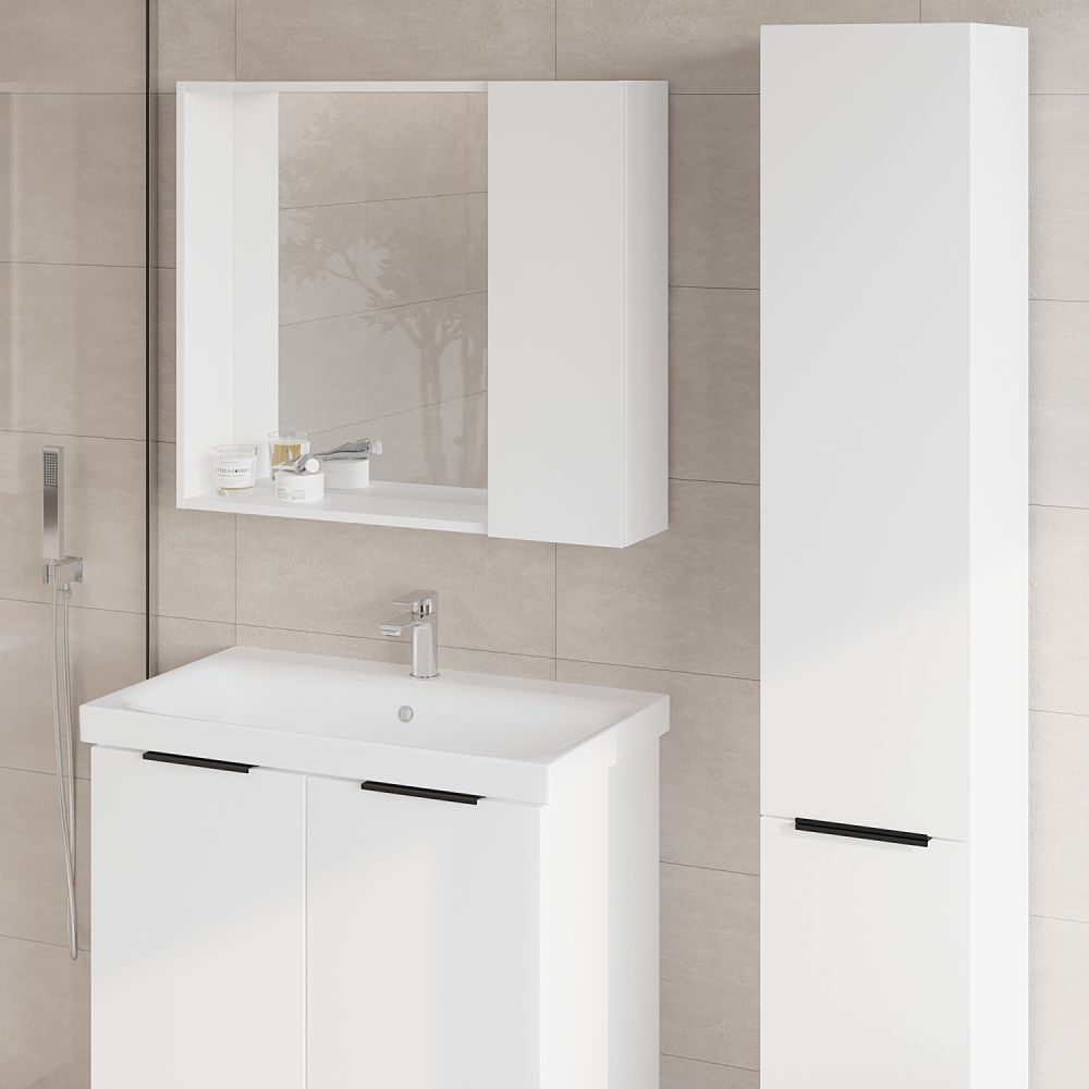 Пенал VIANT "Берлин" 2 ств правый/левый белый 300х300х1900 (VBER300BEL-PEN), артикул VBER300BEL-PEN