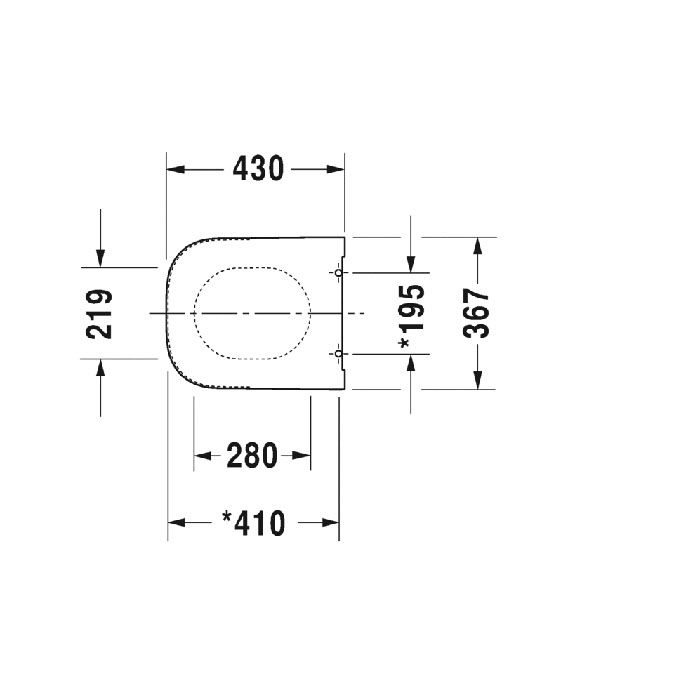 Duravit Happy D.2 Сиденье для унитаза съемное, петли: нерж. Сталь, без автоматического опускания, Цвет: Белый