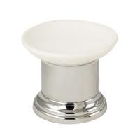 MIRELLA Mыльница настольная, керамика/хром