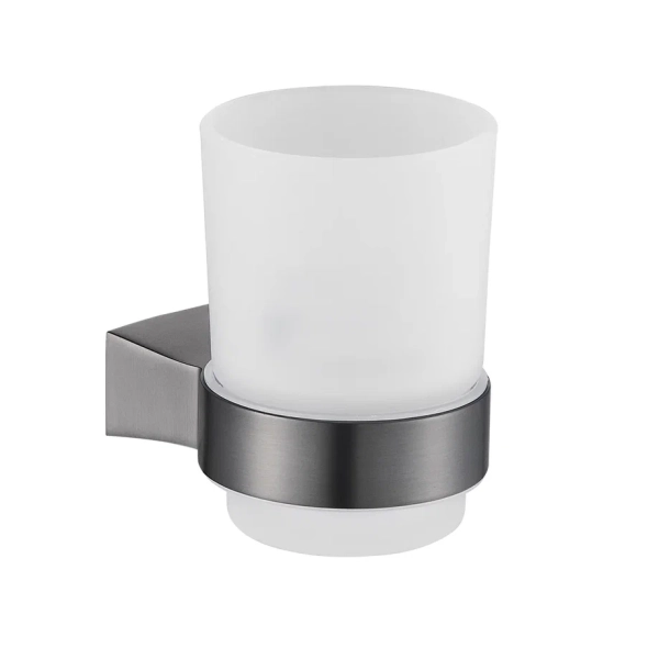 Стакан для ванной комнаты Shevanik SG5712T, оружейная сталь