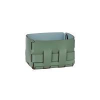 Colombo Adj Корзинка Mini Bottega, 12x19H13 см , цвет: эвкалипт/небесный Colombo Adj Корзинка Mini Bottega, 12x19H13 см , цвет: эвкалипт/небесный